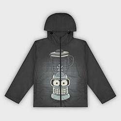 Ветровка с капюшоном женская Bender Blender, цвет: 3D-черный