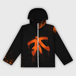 Ветровка с капюшоном женская Fnatic: Black collection, цвет: 3D-белый