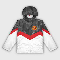 Женская ветровка Man United FC: Grey Polygons