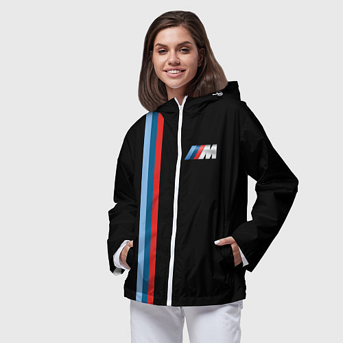 Женская ветровка BMW BLACK COLLECTION БМВ / 3D-Белый – фото 3