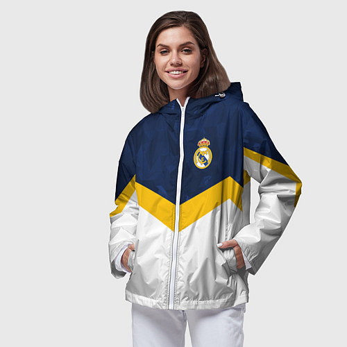 Женская ветровка Real Madrid FC: Sport / 3D-Белый – фото 3