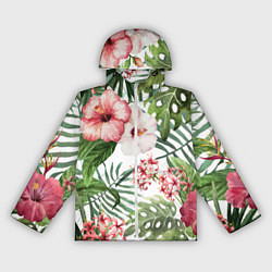 Ветровка с капюшоном женская Таинственный остров, цвет: 3D-белый