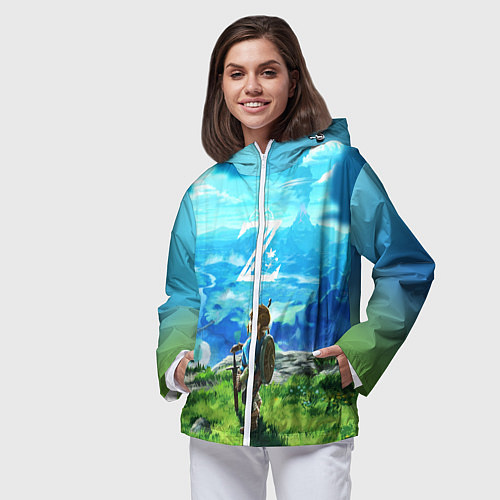 Женская ветровка Z-Link / 3D-Белый – фото 3