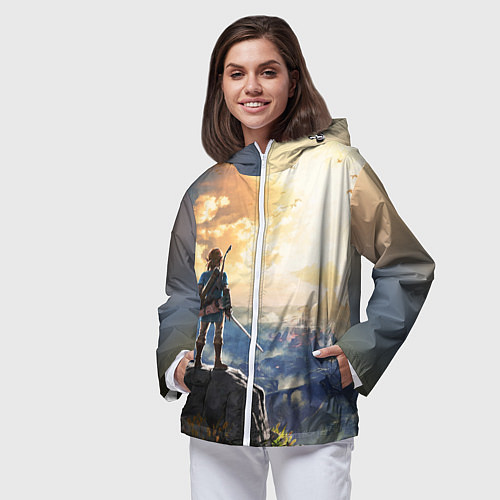 Женская ветровка Knight Link / 3D-Белый – фото 3