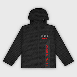 Ветровка с капюшоном женская Audi: Sport Line, цвет: 3D-черный
