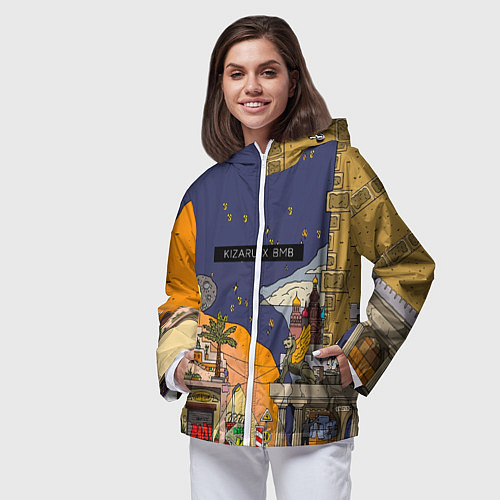 Женская ветровка Lost Tapes / 3D-Белый – фото 3