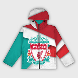 Ветровка с капюшоном женская FC Liverpool, цвет: 3D-черный