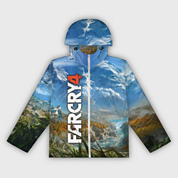 Ветровка с капюшоном женская Far Cry 4: Ice Mountains, цвет: 3D-белый