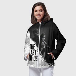 Ветровка с капюшоном женская The Last of Us: White & Black, цвет: 3D-белый — фото 2