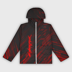 Ветровка с капюшоном женская Cyberpunk 2077: Red Breaks, цвет: 3D-белый