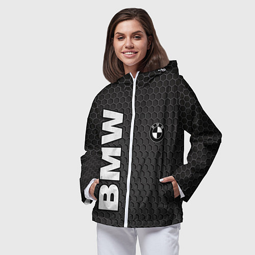 Женская ветровка BMW / 3D-Белый – фото 3