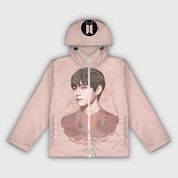 Ветровка с капюшоном женская Kim Taehyung, цвет: 3D-белый