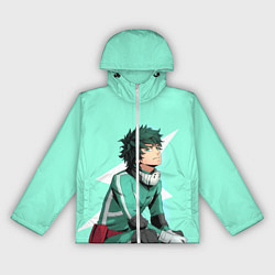 Ветровка с капюшоном женская Мидория Изуку, цвет: 3D-белый