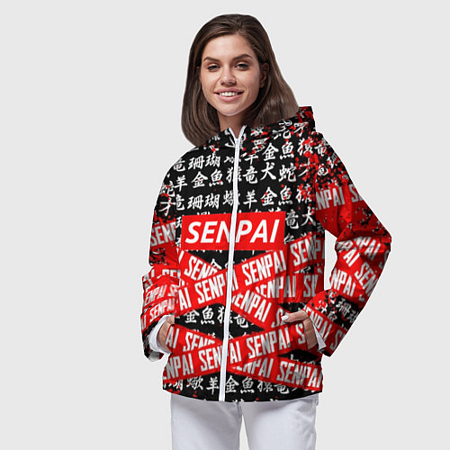 Женская ветровка SENPAI / 3D-Белый – фото 3