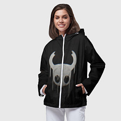 Ветровка с капюшоном женская Hollow Knight, цвет: 3D-белый — фото 2