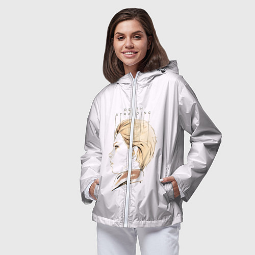 Женская ветровка Death Stranding - Fragile / 3D-Белый – фото 3