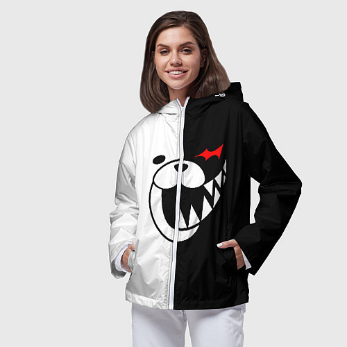 Женская ветровка MONOKUMA / 3D-Белый – фото 3