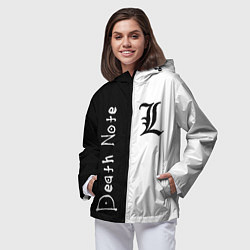 Ветровка с капюшоном женская Death Note 2, цвет: 3D-черный — фото 2