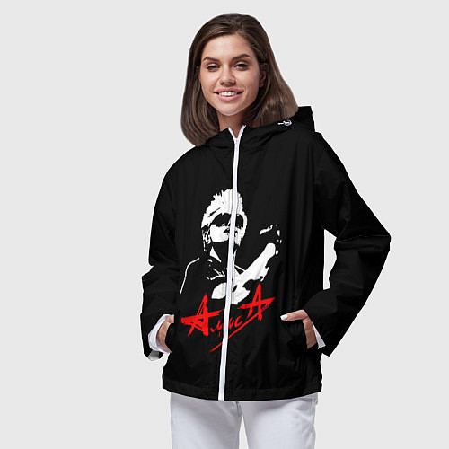 Женская ветровка АлисА / 3D-Белый – фото 3