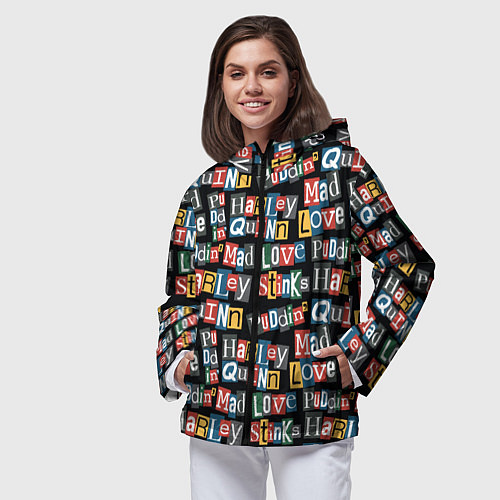 Женская ветровка Mad Love / 3D-Черный – фото 3