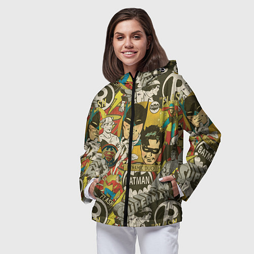 Женская ветровка DC Comics / 3D-Черный – фото 3