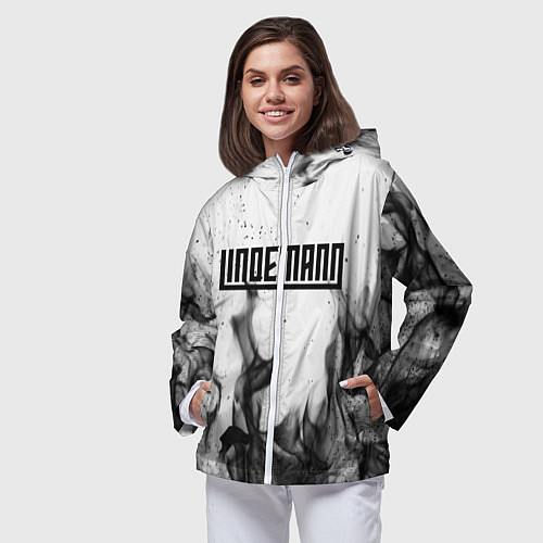 Женская ветровка LINDEMANN: Black Fire / 3D-Белый – фото 3