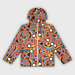 Ветровка с капюшоном женская Время приключений Jake, цвет: 3D-белый