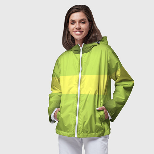 Женская ветровка ЧАРА CHARA / 3D-Белый – фото 3