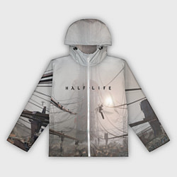 Ветровка с капюшоном женская HALF-LIFE, цвет: 3D-белый