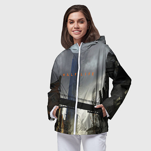 Женская ветровка HALF LIFE / 3D-Белый – фото 3