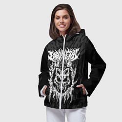 Ветровка с капюшоном женская BABYMETAL, цвет: 3D-белый — фото 2