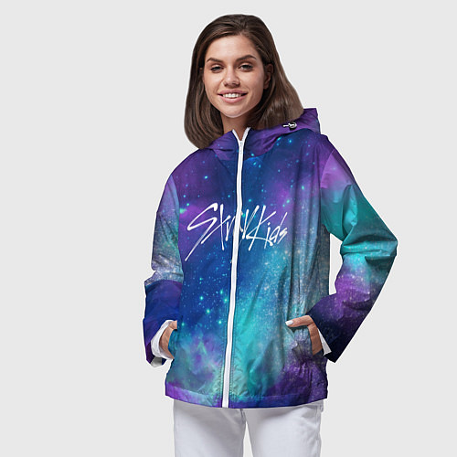 Женская ветровка STRAY KIDS / 3D-Белый – фото 3