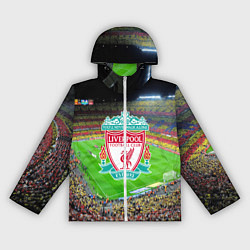 Ветровка с капюшоном женская FC Liverpool, цвет: 3D-белый