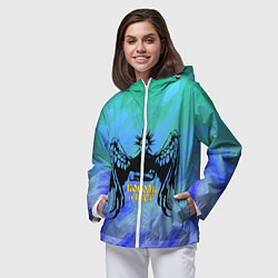 Ветровка с капюшоном женская Король и Шут, цвет: 3D-белый — фото 2