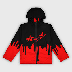 Ветровка с капюшоном женская АлисА, цвет: 3D-черный