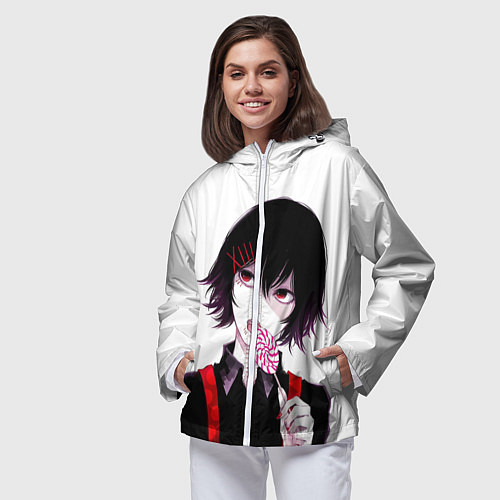 Женская ветровка Сузуя Джузо / 3D-Белый – фото 3