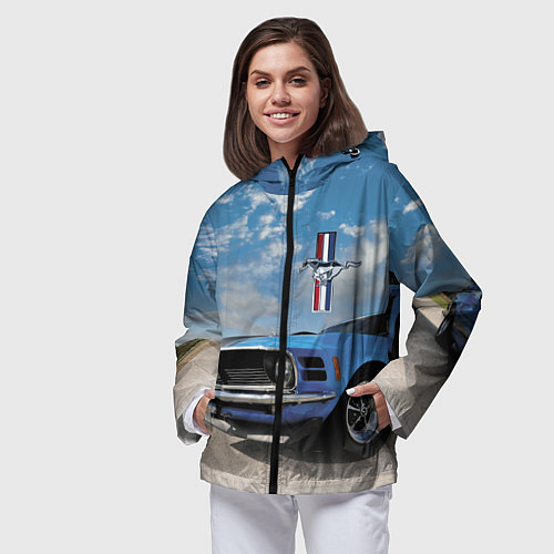 Женская ветровка Mustang / 3D-Черный – фото 3