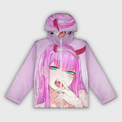 Ветровка с капюшоном женская Ahegao, цвет: 3D-белый