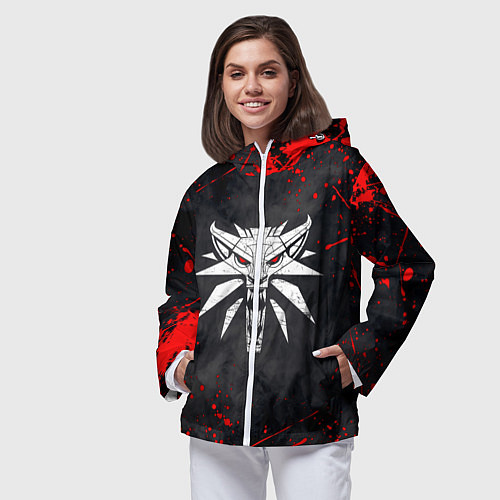 Женская ветровка ВЕДЬМАК / 3D-Белый – фото 3