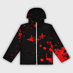 Ветровка с капюшоном женская АлисА, цвет: 3D-белый