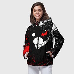 Ветровка с капюшоном женская MONOKUMA, цвет: 3D-черный — фото 2