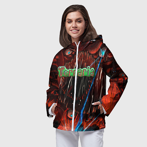 Женская ветровка Terraria / 3D-Белый – фото 3