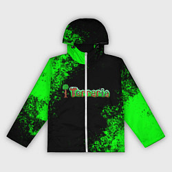 Ветровка с капюшоном женская Terraria, цвет: 3D-белый