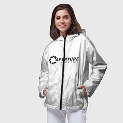 Ветровка с капюшоном женская PORTAL, цвет: 3D-черный — фото 2