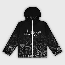 Ветровка с капюшоном женская LIL PEEP, цвет: 3D-белый