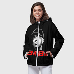 Ветровка с капюшоном женская Eminem, цвет: 3D-белый — фото 2
