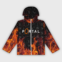 Ветровка с капюшоном женская PORTAL, цвет: 3D-белый