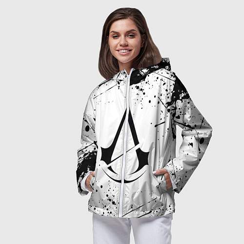 Женская ветровка ASSASSINS CREED / 3D-Белый – фото 3