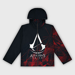 Ветровка с капюшоном женская ASSASSINS CREED, цвет: 3D-черный