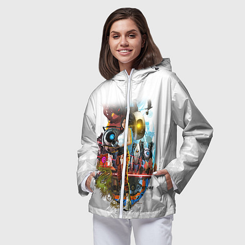 Женская ветровка PORTAL / 3D-Белый – фото 3